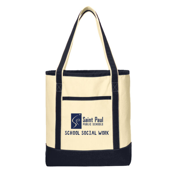 Port Authority - Large Cotton Canvas Tote - Printed Logo Port Authority - Large Cotton Canvas Tote - Printed Logo Thumbnail