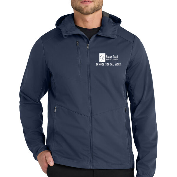 Port Authority - Active Hooded Soft Shell Jacket - Embroidered Logo Port Authority - Active Hooded Soft Shell Jacket - Embroidered Logo Thumbnail