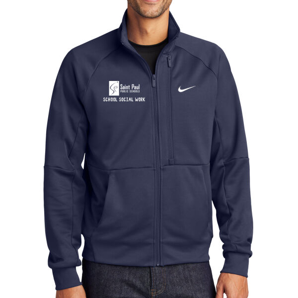Nike - Full-Zip Chest Swoosh Jacket - Embroidered Logo Nike - Full-Zip Chest Swoosh Jacket - Embroidered Logo Thumbnail