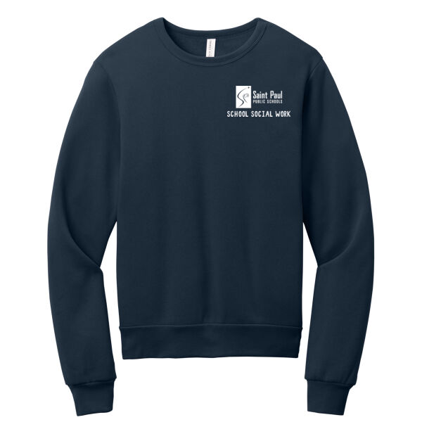 BELLA+CANVAS - Unisex Sponge Fleece Classic Crewneck Sweatshirt - Embroidered Logo BELLA+CANVAS - Unisex Sponge Fleece Classic Crewneck Sweatshirt - Embroidered Logo Thumbnail