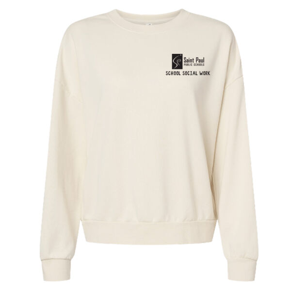 Independent Trading Co. - Women's California Wave Wash Sunday Crewneck Sweatshirt - Embroidered Logo Thumbnail